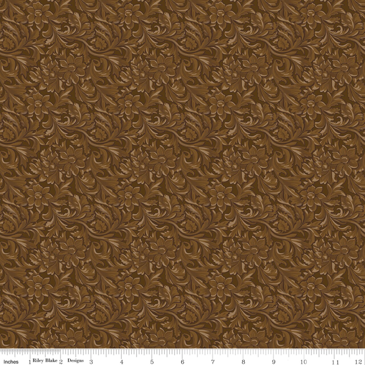 Leather in Brown (c17485-brown) | Cowgirl | Echo Park Paper Co | Riley Blake
